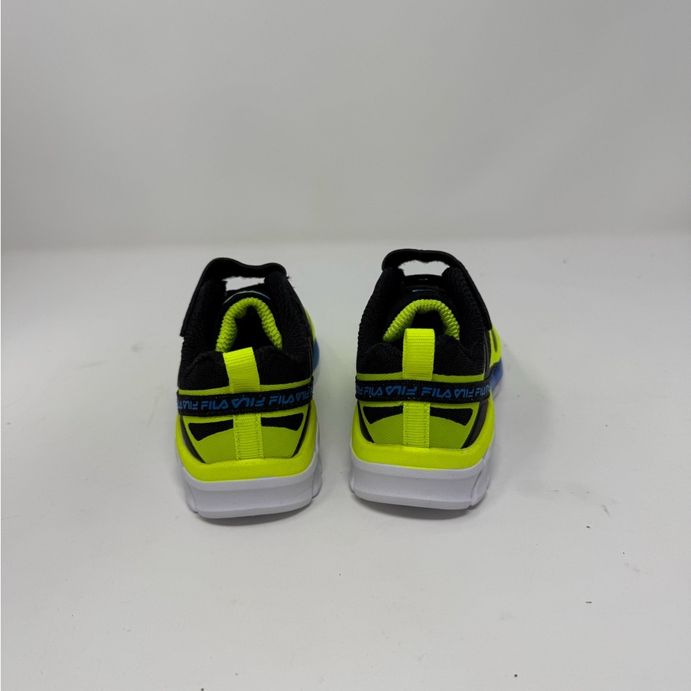 NWOT Fila Kids Bright Yellow and Black Sneakers Sz 8 (WFYJCP) - Picture 4 of 7